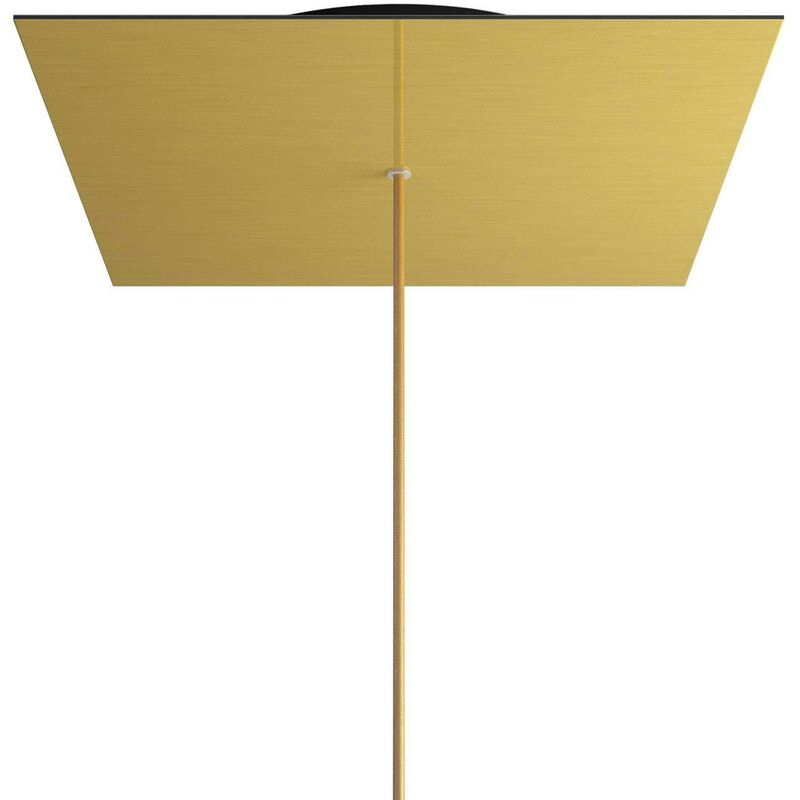 Rosetón XXL Rose-One cuadrado, 400 mm con 1 agujero y 4 agujeros laterales | Latón satinado - Negro - Latón satinado
Rosetón XXL Rose-One cuadrado, 400 mm con 1 agujero y 4 agujeros laterales | Latón satinado - Negro - Latón satinado