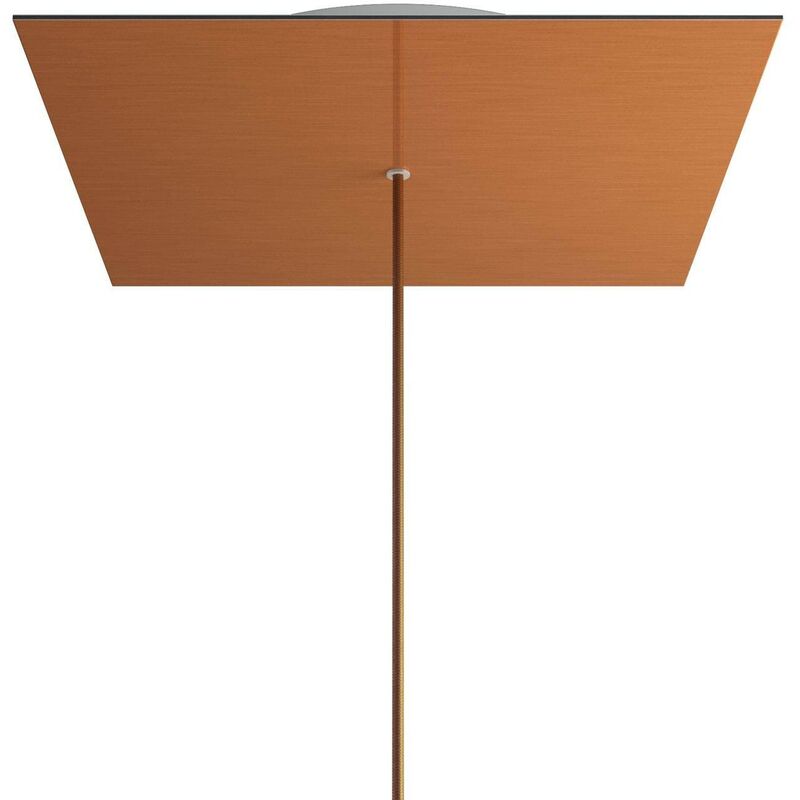 Rosetón XXL Rose-One cuadrado, 400 mm con 1 agujero y 4 agujeros laterales | Cobre satinado - Blanco - Cobre satinado
Rosetón XXL Rose-One cuadrado, 400 mm con 1 agujero y 4 agujeros laterales | Cobre satinado - Blanco - Cobre satinado