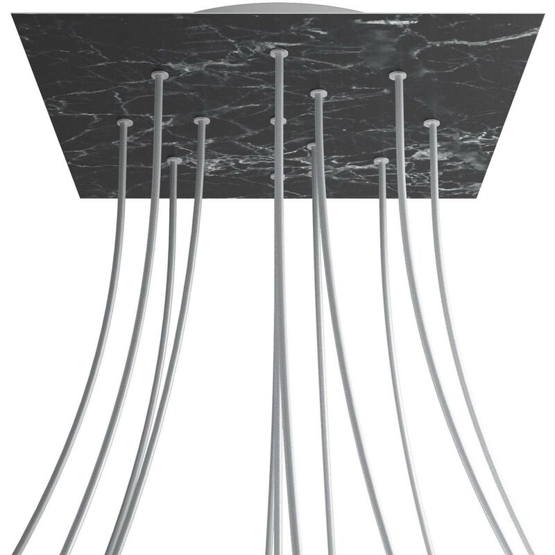 Rosetón XXL Rose-One cuadrado, 400 mm con 12 agujeros y 4 agujeros laterales | Mármol Marquina - Blanco - Mármol Marquina
Rosetón XXL Rose-One cuadrado, 400 mm con 12 agujeros y 4 agujeros laterales | Mármol Marquina - Blanco - Mármol Marquina
