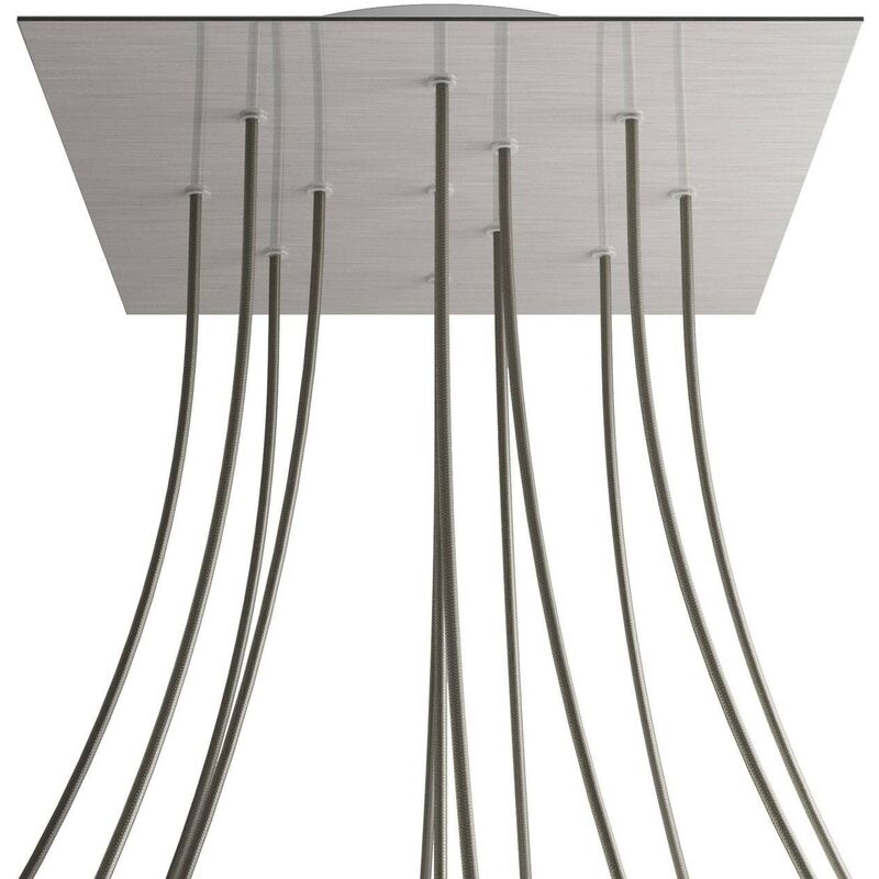 Rosetón XXL Rose-One cuadrado, 400 mm con 12 agujeros y 4 agujeros laterales | Acero satinado - Blanco - Acero satinado
Rosetón XXL Rose-One cuadrado, 400 mm con 12 agujeros y 4 agujeros laterales | Acero satinado - Blanco - Acero satinado