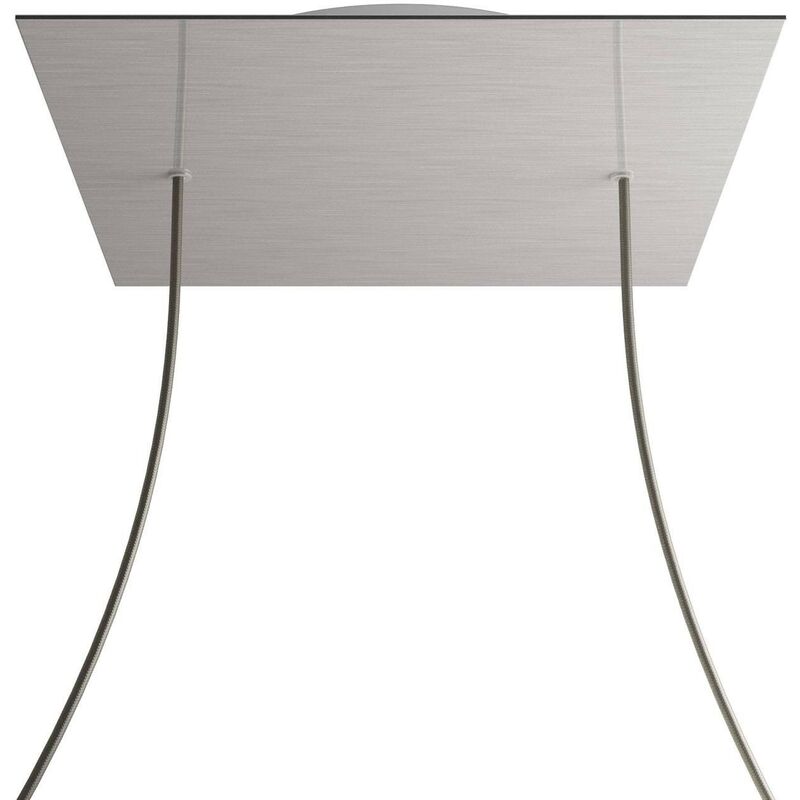 Rosetón XXL Rose-One cuadrado, 400 mm con 2 agujeros y 4 agujeros laterales | Acero satinado - Blanco - Acero satinado
Rosetón XXL Rose-One cuadrado, 400 mm con 2 agujeros y 4 agujeros laterales | Acero satinado - Blanco - Acero satinado