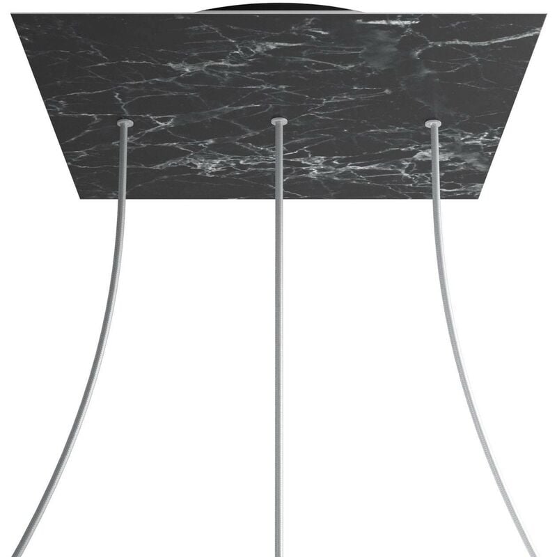 Rosetón XXL Rose-One cuadrado, 400 mm con 3 agujeros en linea y 4 agujeros laterales | Mármol Marquina - Negro - Mármol Marquina
Rosetón XXL Rose-One cuadrado, 400 mm con 3 agujeros en linea y 4 agujeros laterales | Mármol Marquina - Negro - Mármol Marquina