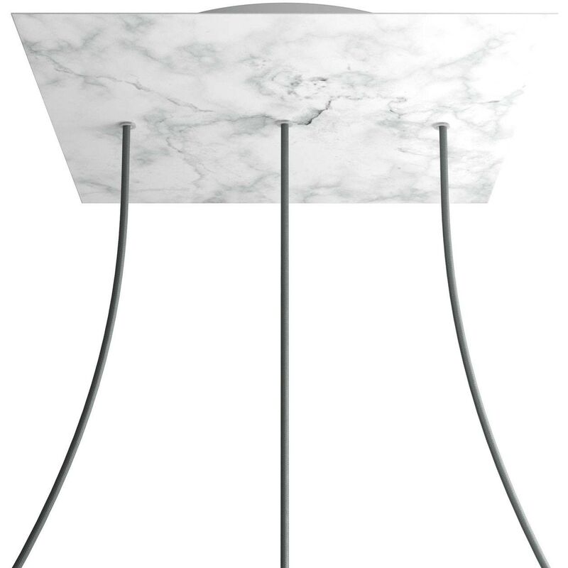 Rosetón XXL Rose-One cuadrado, 400 mm con 3 agujeros en linea y 4 agujeros laterales | Mármol Carrara - Blanco - Mármol Carrara
Rosetón XXL Rose-One cuadrado, 400 mm con 3 agujeros en linea y 4 agujeros laterales | Mármol Carrara - Blanco - Mármol Carrara