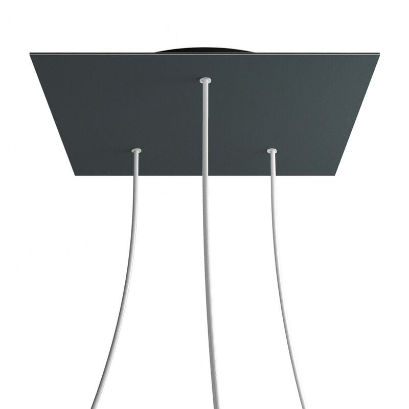Rosetón XXL Rose-One cuadrado, 400 mm con 3 agujeros y 4 agujeros laterales | Negro - Antracita - Antracita
Rosetón XXL Rose-One cuadrado, 400 mm con 3 agujeros y 4 agujeros laterales | Negro - Antracita - Antracita