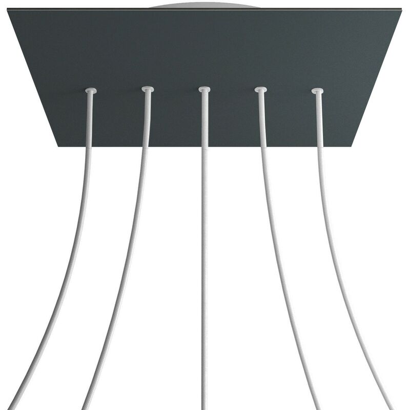 Rosetón XXL Rose-One cuadrado, 400 mm con 5 agujeros en linea y 4 agujeros laterales | Blanco - Antracita - Antracita
Rosetón XXL Rose-One cuadrado, 400 mm con 5 agujeros en linea y 4 agujeros laterales | Blanco - Antracita - Antracita