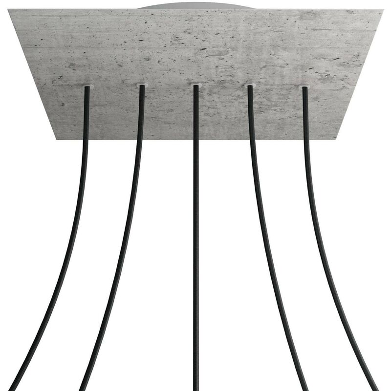 Rosetón XXL Rose-One cuadrado, 400 mm con 5 agujeros en linea y 4 agujeros laterales | Cemento - Blanco - Cemento
Rosetón XXL Rose-One cuadrado, 400 mm con 5 agujeros en linea y 4 agujeros laterales | Cemento - Blanco - Cemento