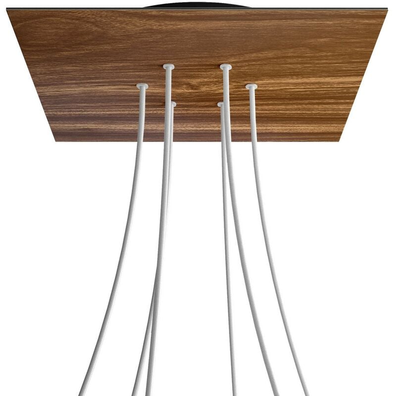 Rosetón XXL Rose-One cuadrado, 400 mm con 6 agujeros y 4 agujeros laterales | Negro - Madera - Madera
Rosetón XXL Rose-One cuadrado, 400 mm con 6 agujeros y 4 agujeros laterales | Negro - Madera - Madera