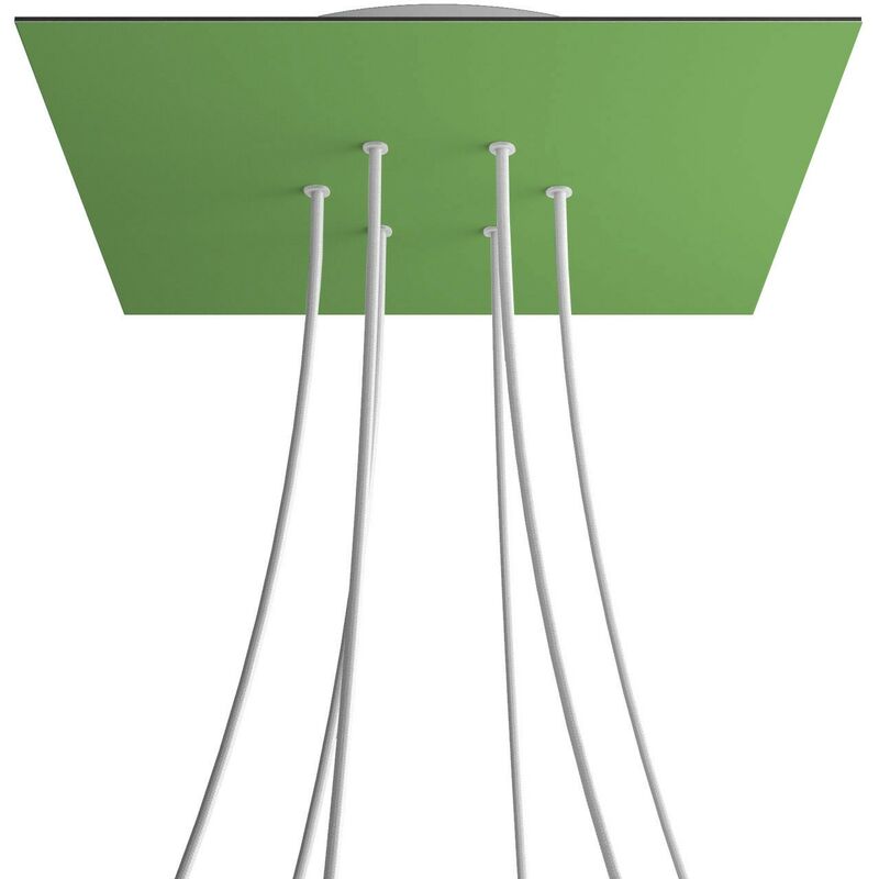 Rosetón XXL Rose-One cuadrado, 400 mm con 6 agujeros y 4 agujeros laterales | Blanco - Verde Prado - Verde Prado
Rosetón XXL Rose-One cuadrado, 400 mm con 6 agujeros y 4 agujeros laterales | Blanco - Verde Prado - Verde Prado
