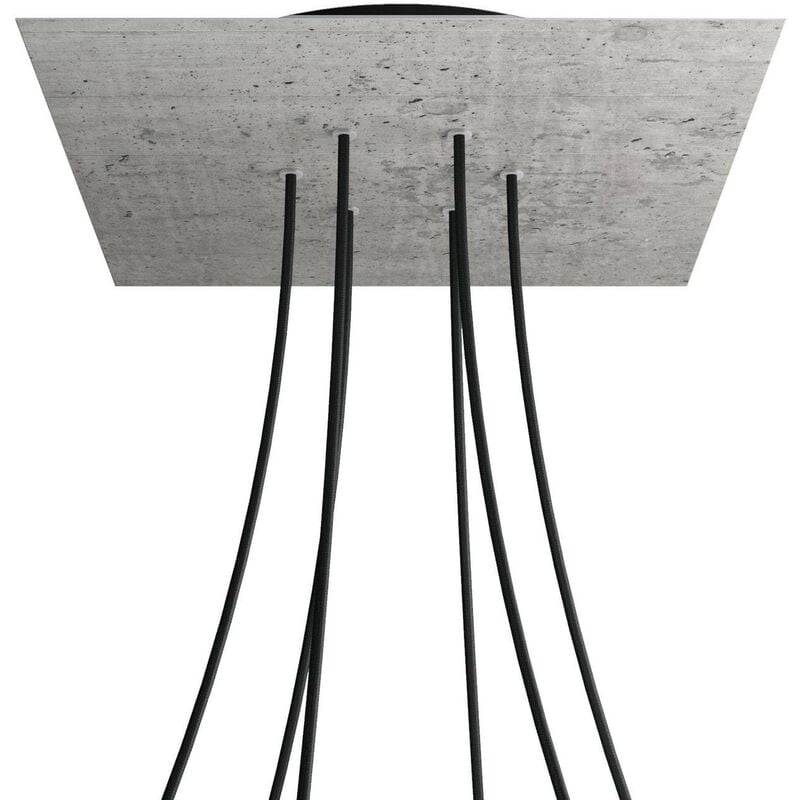 Rosetón XXL Rose-One cuadrado, 400 mm con 6 agujeros y 4 agujeros laterales | Cemento - Negro - Cemento
Rosetón XXL Rose-One cuadrado, 400 mm con 6 agujeros y 4 agujeros laterales | Cemento - Negro - Cemento