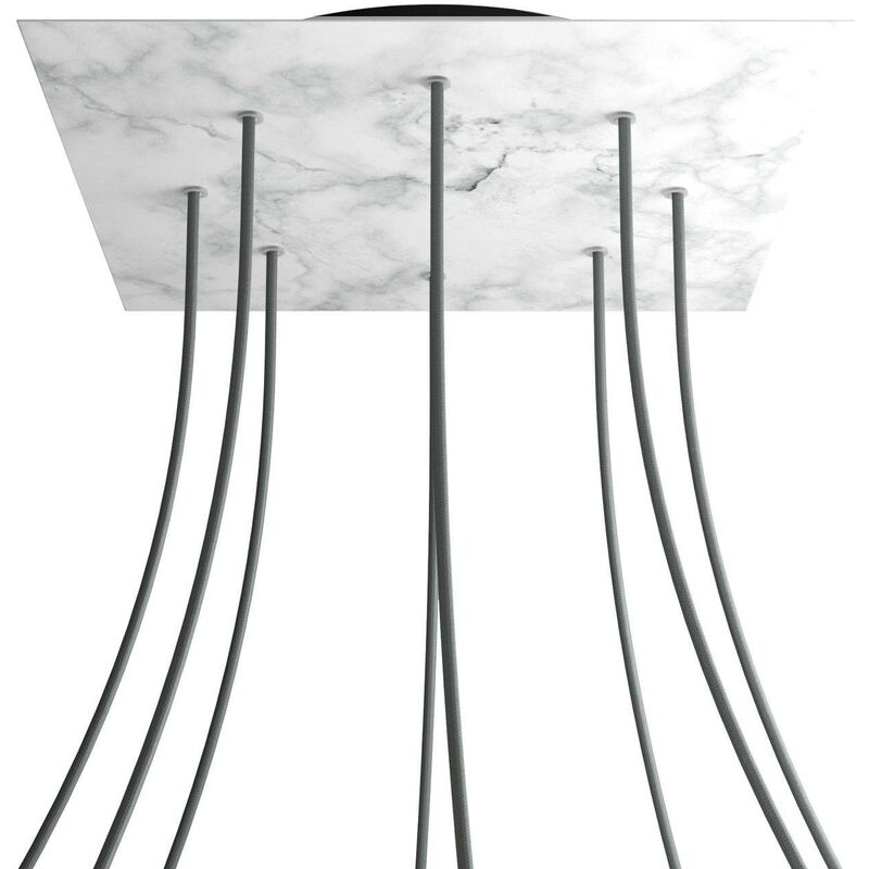 Rosetón XXL Rose-One cuadrado, 400 mm con 8 agujeros y 4 agujeros laterales | Mármol Carrara - Negro - Mármol Carrara
Rosetón XXL Rose-One cuadrado, 400 mm con 8 agujeros y 4 agujeros laterales | Mármol Carrara - Negro - Mármol Carrara