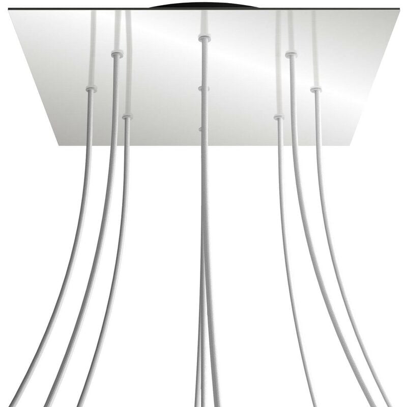 Rosetón XXL Rose-One cuadrado, 400 mm con 9 agujeros y 4 agujeros laterales | Negro - Espejo - Espejo
Rosetón XXL Rose-One cuadrado, 400 mm con 9 agujeros y 4 agujeros laterales | Negro - Espejo - Espejo