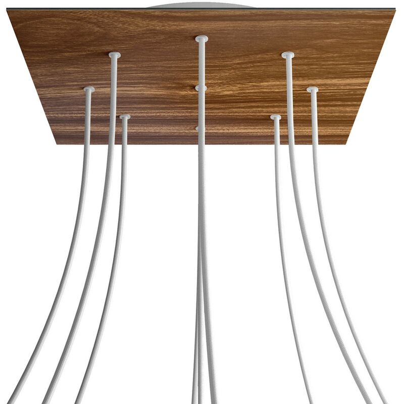 Rosetón XXL Rose-One cuadrado, 400 mm con 9 agujeros y 4 agujeros laterales | Blanco - Madera - Madera
Rosetón XXL Rose-One cuadrado, 400 mm con 9 agujeros y 4 agujeros laterales | Blanco - Madera - Madera