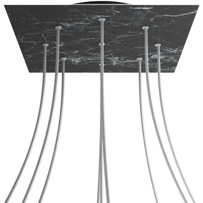 Rosetón XXL Rose-One cuadrado, 400 mm con 9 agujeros y 4 agujeros laterales | Mármol Marquina - Negro - Mármol Marquina
Rosetón XXL Rose-One cuadrado, 400 mm con 9 agujeros y 4 agujeros laterales | Mármol Marquina - Negro - Mármol Marquina