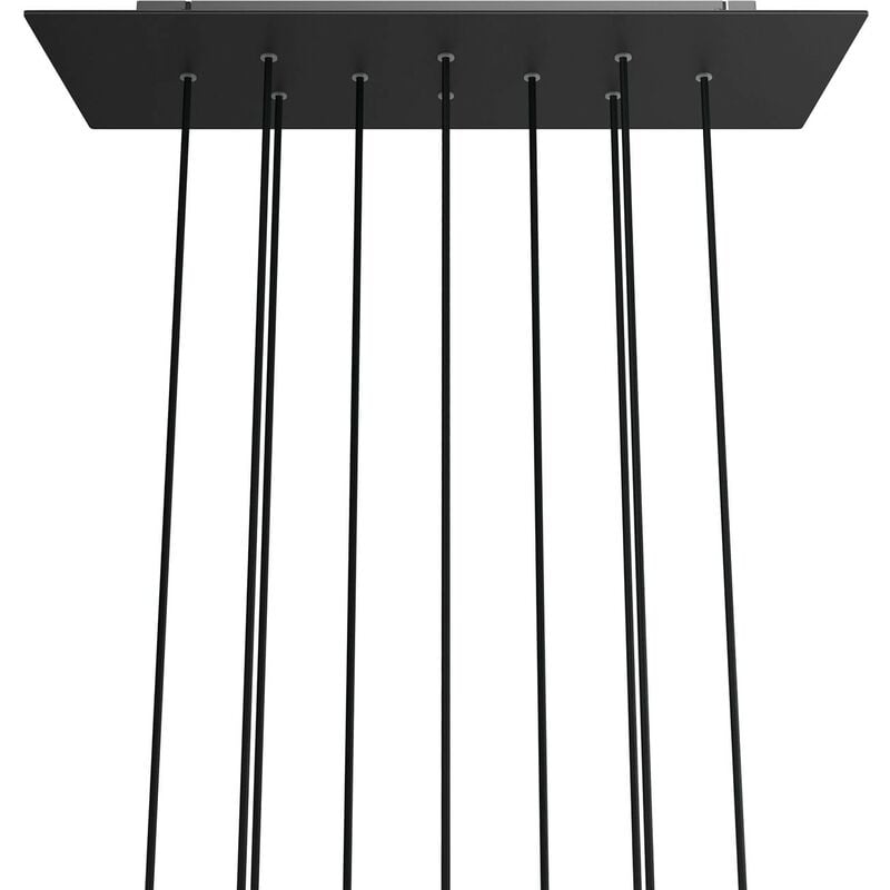 Rosetón XXL Rose-One rectangular a 10 agujeros y 6 agujeros laterales, dimensiones 675 x 225 mm | Negro mate - Blanco - Negro mate
Rosetón XXL Rose-One rectangular a 10 agujeros y 6 agujeros laterales, dimensiones 675 x 225 mm | Negro mate - Blanco - Negro mate