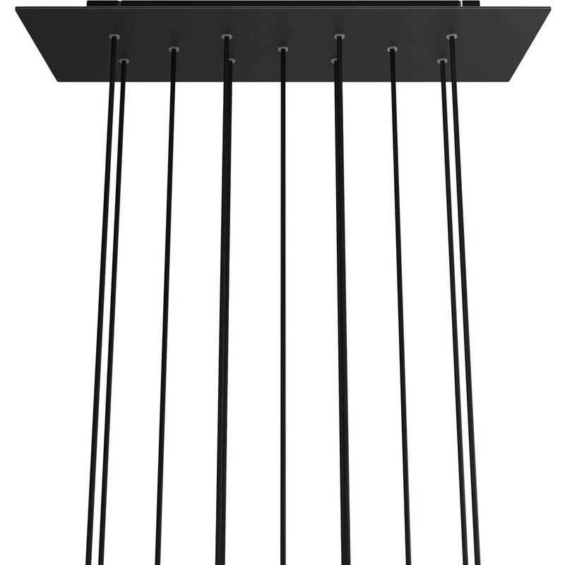 Rosetón XXL Rose-One rectangular a 11 agujeros y 6 agujeros laterales, dimensiones 675 x 225 mm | Negro mate - Negro - Negro mate
Rosetón XXL Rose-One rectangular a 11 agujeros y 6 agujeros laterales, dimensiones 675 x 225 mm | Negro mate - Negro - Negro mate