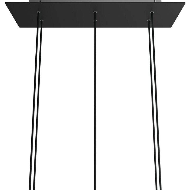 Rosetón XXL Rose-One rectangular a 6 agujeros y 6 agujeros laterales, dimensiones 675 x 225 mm | Negro mate - Blanco - Negro mate
Rosetón XXL Rose-One rectangular a 6 agujeros y 6 agujeros laterales, dimensiones 675 x 225 mm | Negro mate - Blanco - Negro mate