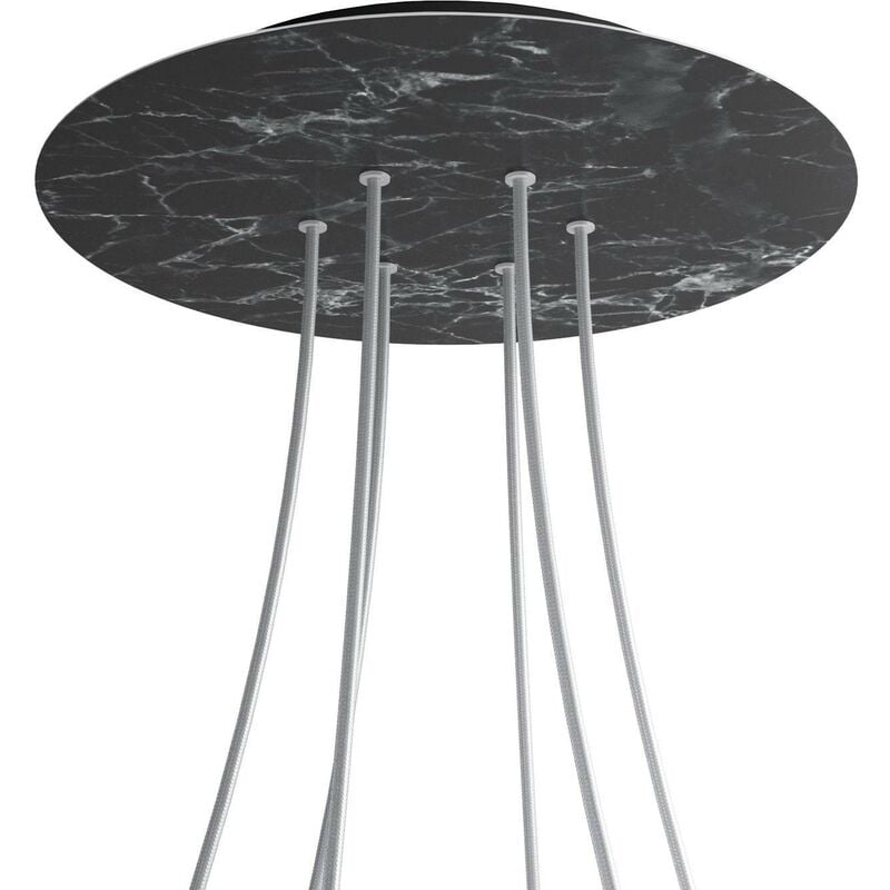 Rosetón XXL Rose-One redondo, diámetro 400 mm con 6 agujeros y 4 agujeros laterales | Mármol Marquina - Negro - Mármol Marquina
Rosetón XXL Rose-One redondo, diámetro 400 mm con 6 agujeros y 4 agujeros laterales | Mármol Marquina - Negro - Mármol Marquina