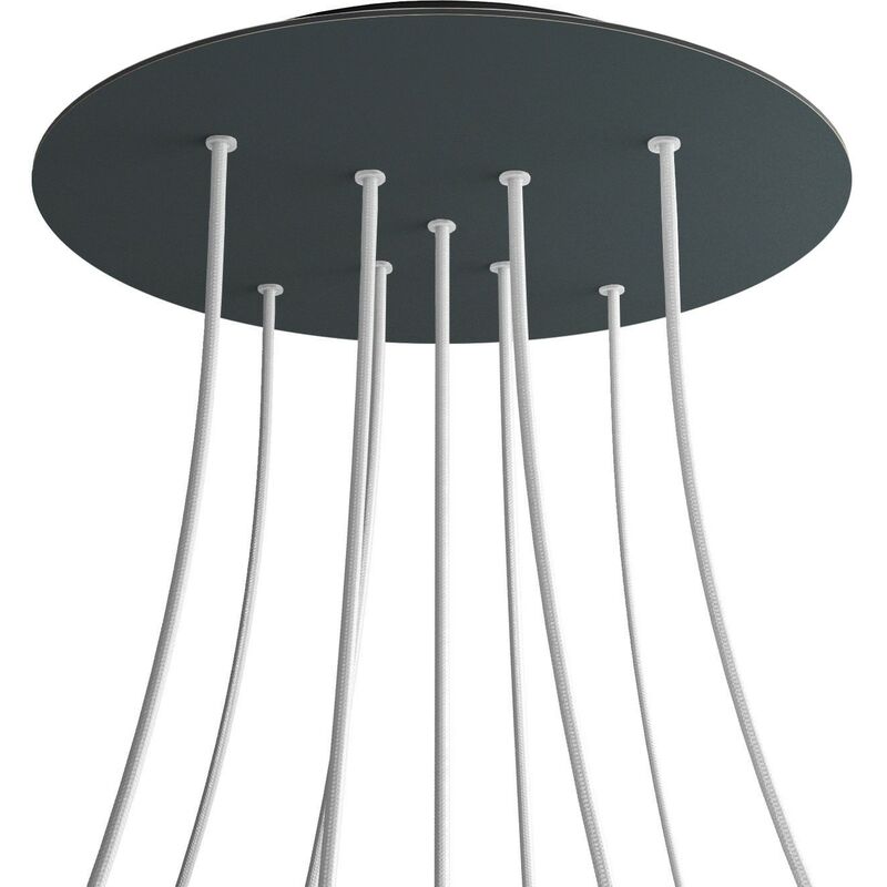 Rosetón XXL Rose-One redondo, diámetro 400 mm con 9 agujeros en X y 4 agujeros laterales | Negro - Antracita - Antracita
Rosetón XXL Rose-One redondo, diámetro 400 mm con 9 agujeros en X y 4 agujeros laterales | Negro - Antracita - Antracita