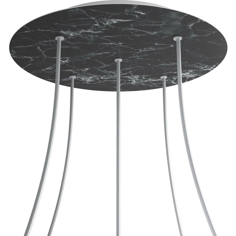 Rosetón XXL Rose-One SMART redondo, diámetro 400 mm con 5 agujeros - compatible con asistentes de voz | Mármol Marquina - Mármol Marquina
Rosetón XXL Rose-One SMART redondo, diámetro 400 mm con 5 agujeros - compatible con asistentes de voz | Mármol Marquina - Mármol Marquina