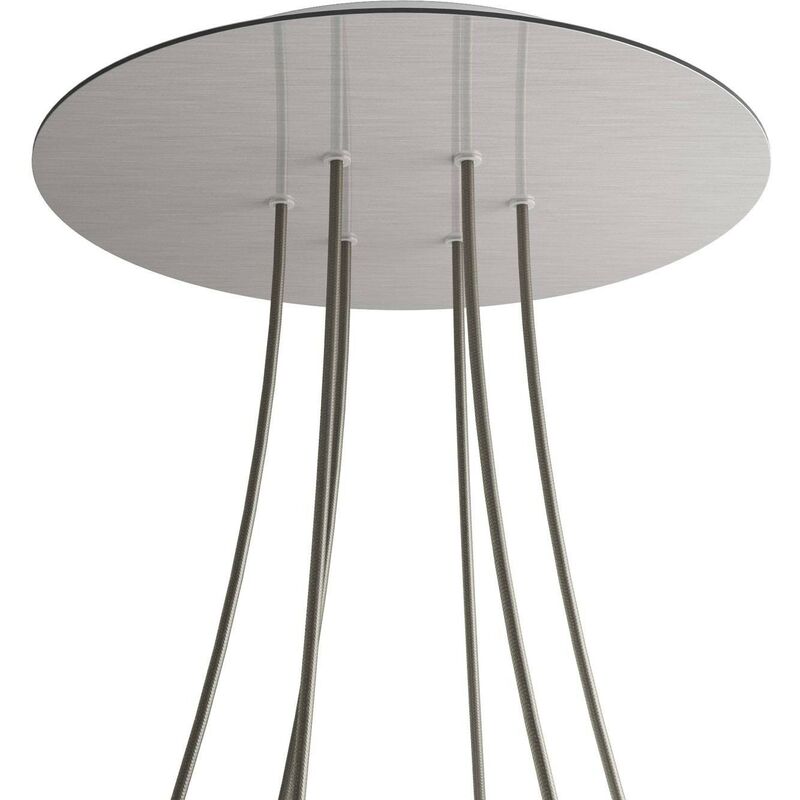 Rosetón XXL Rose-One SMART redondo, diámetro 400 mm con 6 agujeros - compatible con asistentes de voz | Acero satinado - Acero satinado
Rosetón XXL Rose-One SMART redondo, diámetro 400 mm con 6 agujeros - compatible con asistentes de voz | Acero satinado - Acero satinado