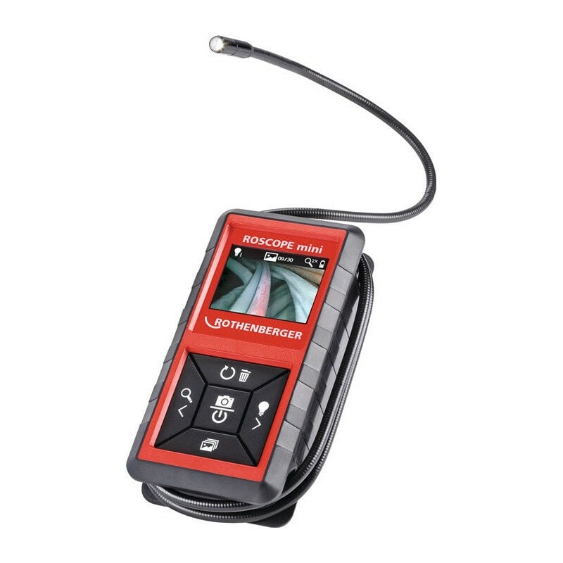 Cámara de inspección ROSCOPE®mini 2 pulgadas 320x240 8.5mm cable-L.1200mm ROTHENBERGER
Cámara de inspección ROSCOPE®mini 2 pulgadas 320x240 8.5mm cable-L.1200mm ROTHENBERGER