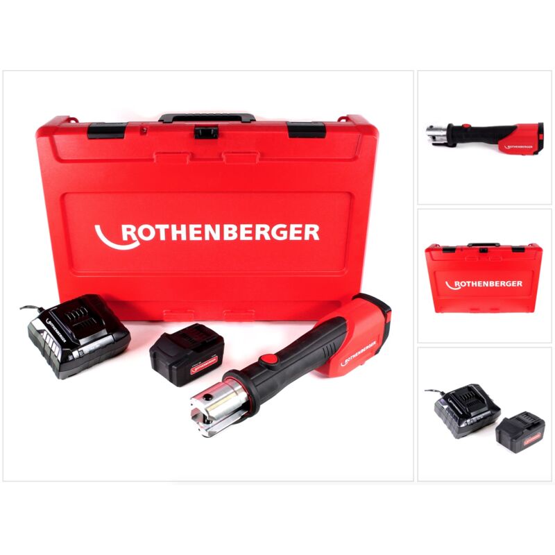 Rothenberger Set ROMAX 4000 Basic Máquina de prensar electrohidráulica a batería 18V + Maletín de transporte + 1x Batería 4,0 Ah + Cargador (
Rothenberger Set ROMAX 4000 Basic Máquina de prensar electrohidráulica a batería 18V + Maletín de transporte + 1x Batería 4,0 Ah + Cargador (