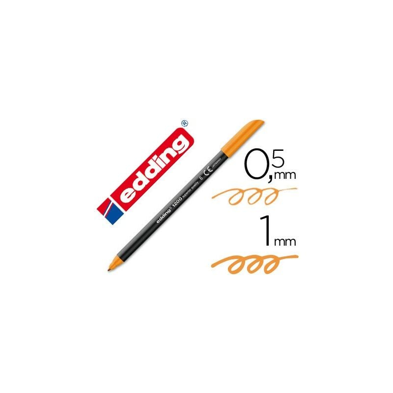 Liderpapel - Rotulador edding punta fibra 1200 naranja n.6 -punta redonda 0.5 mm (pack de 10 uds.)
Liderpapel - Rotulador edding punta fibra 1200 naranja n.6 -punta redonda 0.5 mm (pack de 10 uds.)