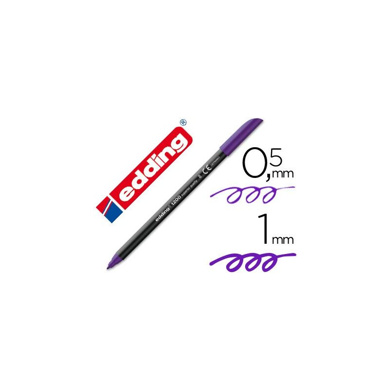 Liderpapel - Rotulador edding punta fibra 1200 violeta n.8 -punta fibra 0.5 mm (pack de 10 uds.)
Liderpapel - Rotulador edding punta fibra 1200 violeta n.8 -punta fibra 0.5 mm (pack de 10 uds.)