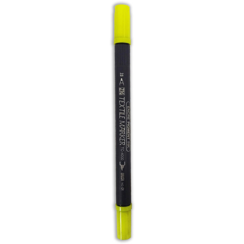 ROTULADOR PARA TELA TEXTILE MARKER COLOR: 01 Amarillo Fluor - 01 Amarillo Fluor - ZIG
ROTULADOR PARA TELA TEXTILE MARKER COLOR: 01 Amarillo Fluor - 01 Amarillo Fluor - ZIG