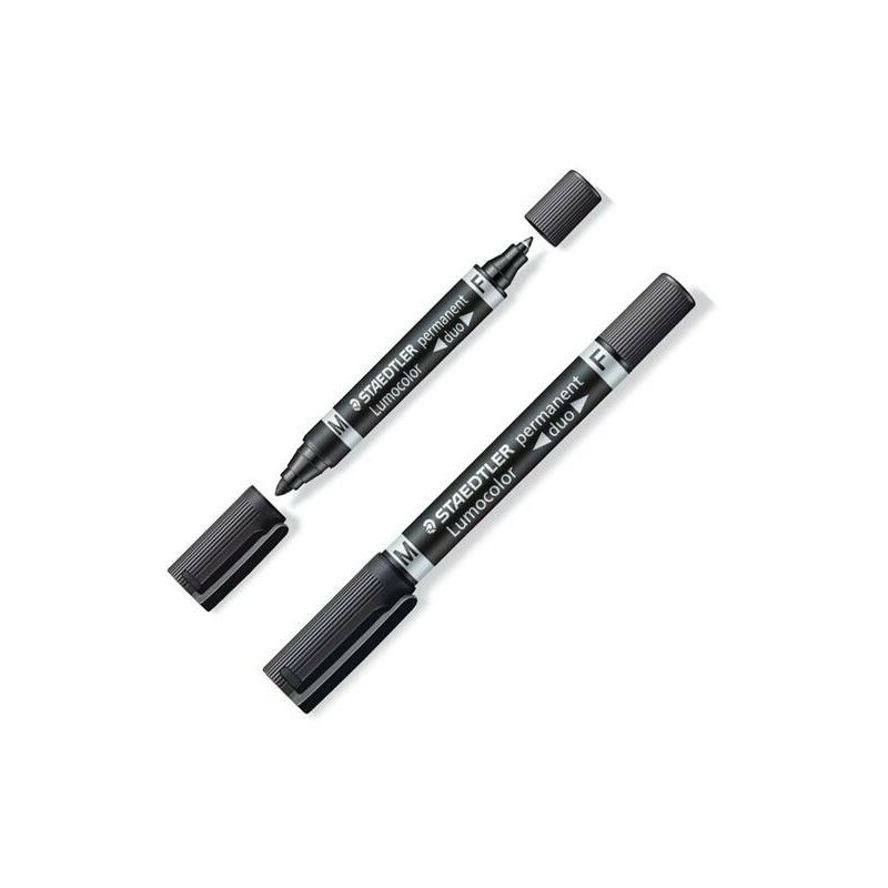 Rotulador staedtler lumocolor permanente duo 348 negro punta f 0,6 mm punta m 1,5 mm
Rotulador staedtler lumocolor permanente duo 348 negro punta f 0,6 mm punta m 1,5 mm