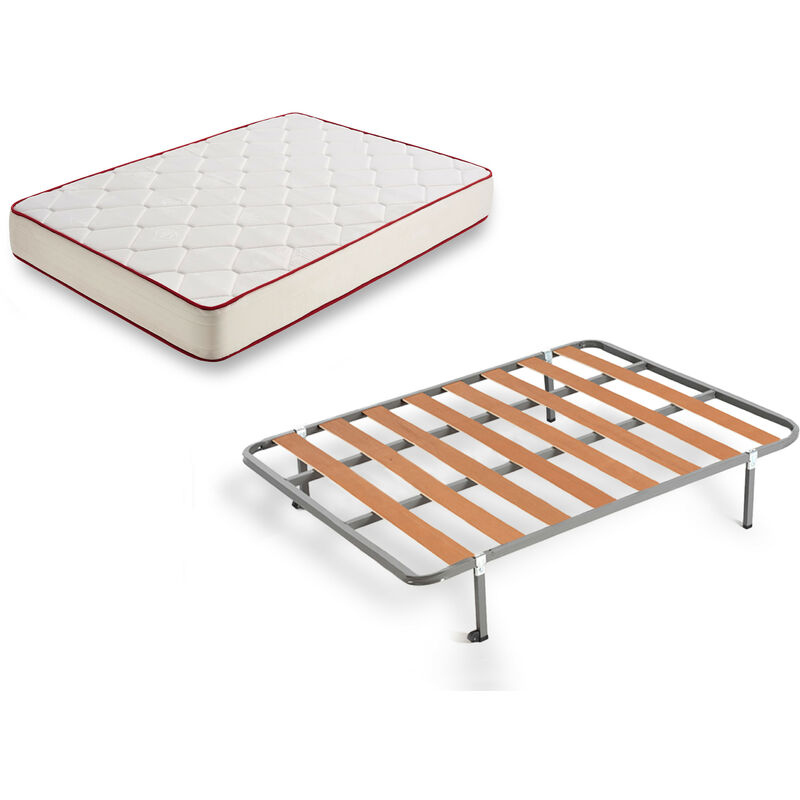 Hogar24 - Rt50 - Colchon Viscoelastico + Somier Basic Con Patas, Medida 140x190 Cm, Anti-acaros, Con Tejido 3d Y Aloe Vera, Gama Prestige Hotel.
Hogar24 - Rt50 - Colchon Viscoelastico + Somier Basic Con Patas, Medida 140x190 Cm, Anti-acaros, Con Tejido 3d Y Aloe Vera, Gama Prestige Hotel.