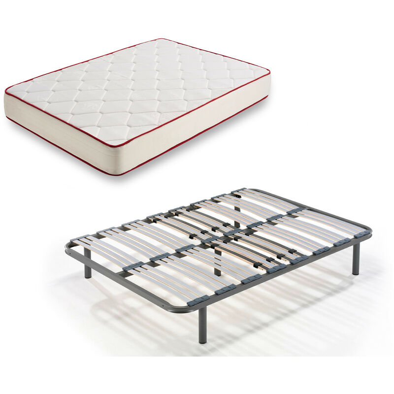Hogar24 - Rt50 - Colchon Viscoelastico + Somier Multilaminas Con Patas, Medida 150x180 Cm, Anti-acaros, Con Tejido 3d Y Aloe Vera, Gama Prestige
Hogar24 - Rt50 - Colchon Viscoelastico + Somier Multilaminas Con Patas, Medida 150x180 Cm, Anti-acaros, Con Tejido 3d Y Aloe Vera, Gama Prestige