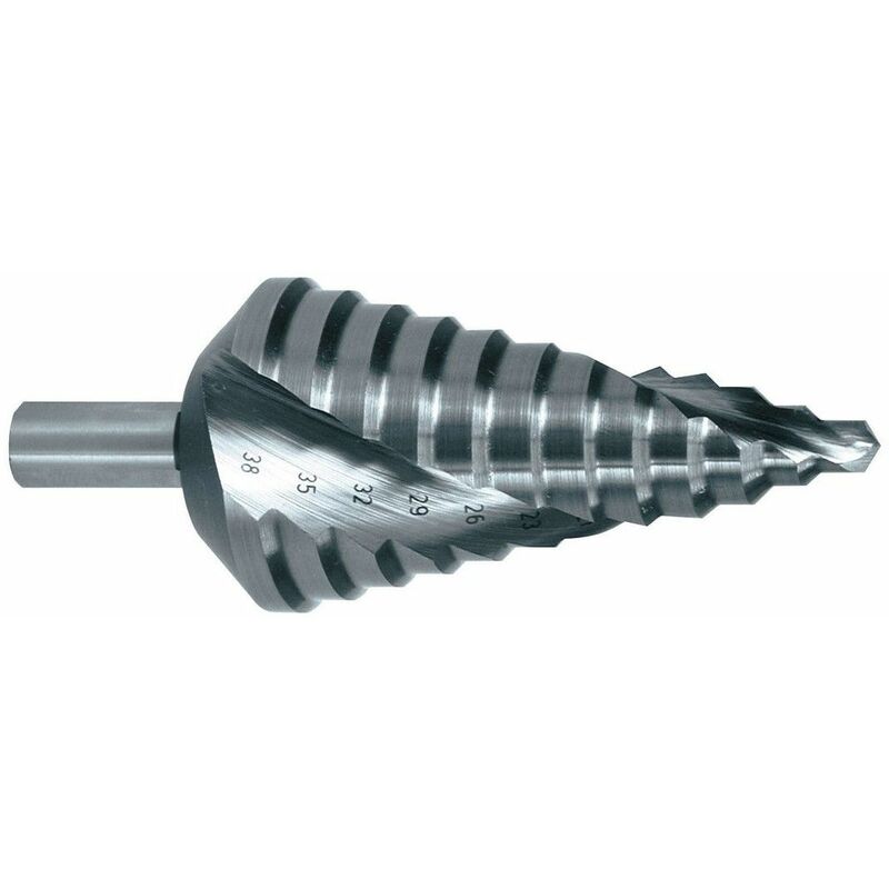 101052E - Broca escalonada HSS-E Co 5 Cobalto Ø 4,0-30,0 mm (14 pasos) - Ruko
101052E - Broca escalonada HSS-E Co 5 Cobalto Ø 4,0-30,0 mm (14 pasos) - Ruko