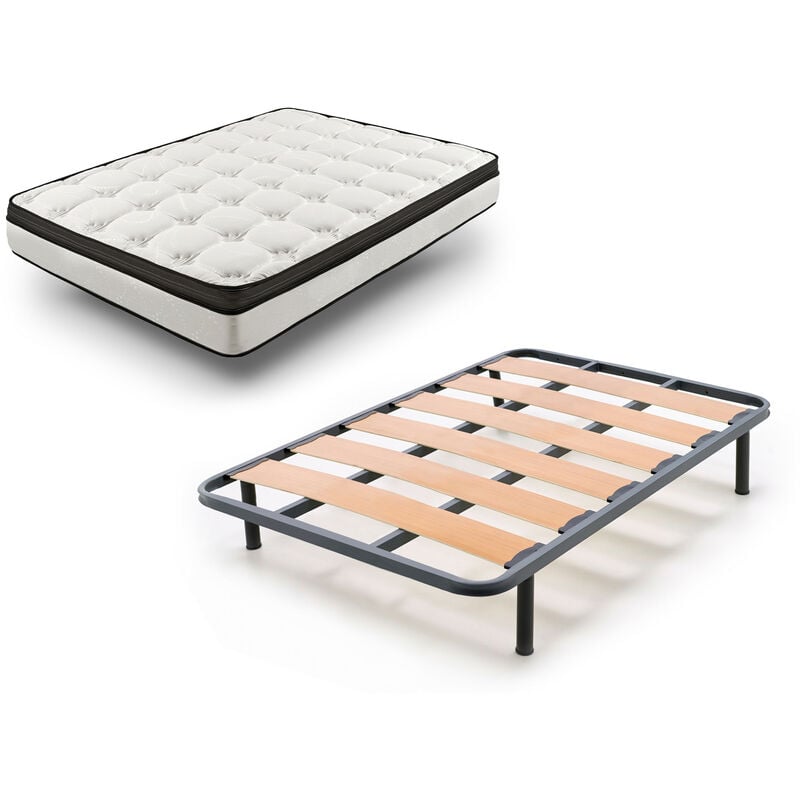 Hogar24 - Rz42 - Colchon + Somier Lama Ancha Con Patas, Medida 160x180 Cm. Nucleo Alta Densidad Transpirable Con Tejido 3d.
Hogar24 - Rz42 - Colchon + Somier Lama Ancha Con Patas, Medida 160x180 Cm. Nucleo Alta Densidad Transpirable Con Tejido 3d.