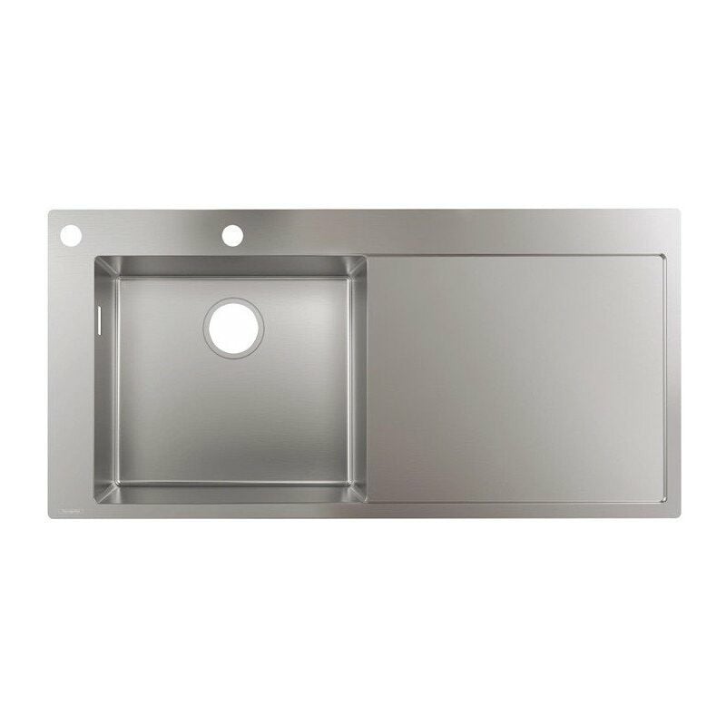 Hansgrohe - S718-F450 Fregadero 450 empotrado con escurridor con 2 orificios para grifería acero inoxidable
Hansgrohe - S718-F450 Fregadero 450 empotrado con escurridor con 2 orificios para grifería acero inoxidable