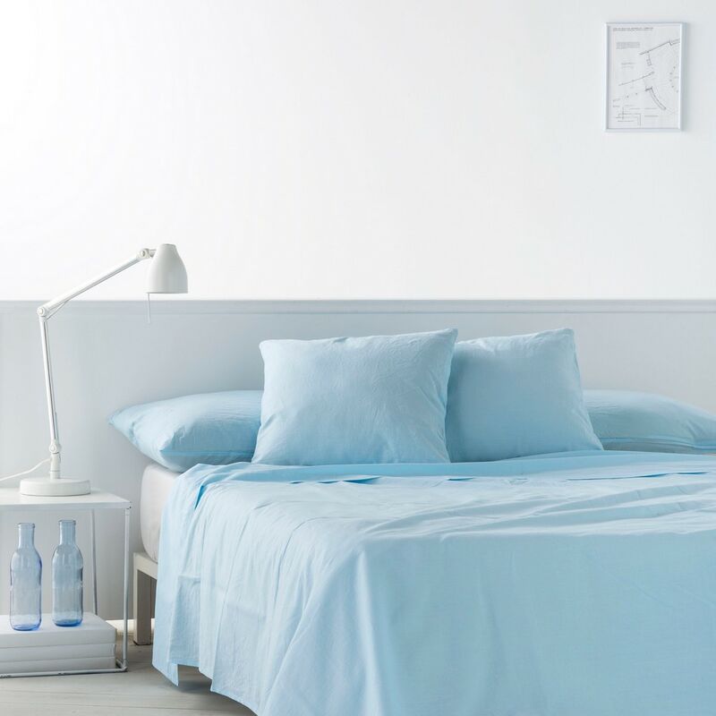 BHD - Sábana Encimera Naturals Azul