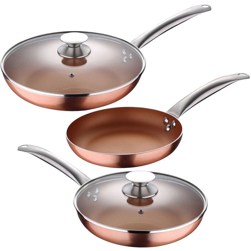 San Ignacio - Set 5pc sartenes (con tapa) aluminio prensado inducción Optimum Copper
San Ignacio - Set 5pc sartenes (con tapa) aluminio prensado inducción Optimum Copper