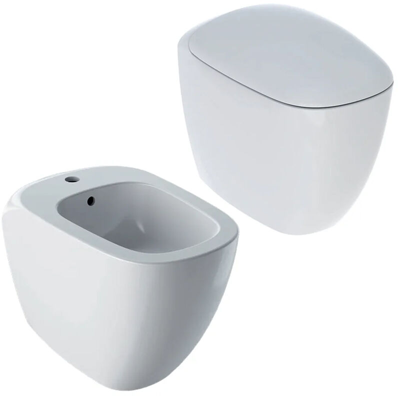 Geberit Sanitari Sospesi Bidet E Wc Rimless Con Sedile Soft Close