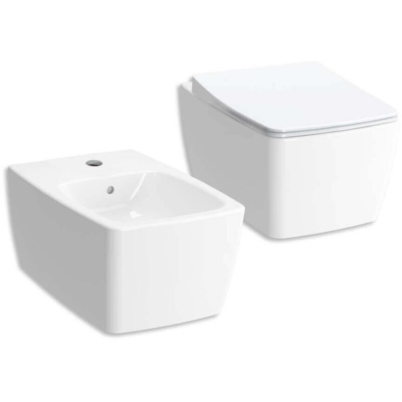 Sanitari Sospesi Rimless Wc E Bidè Andy CERAMICA ARTIGIANA DAL 1956 US