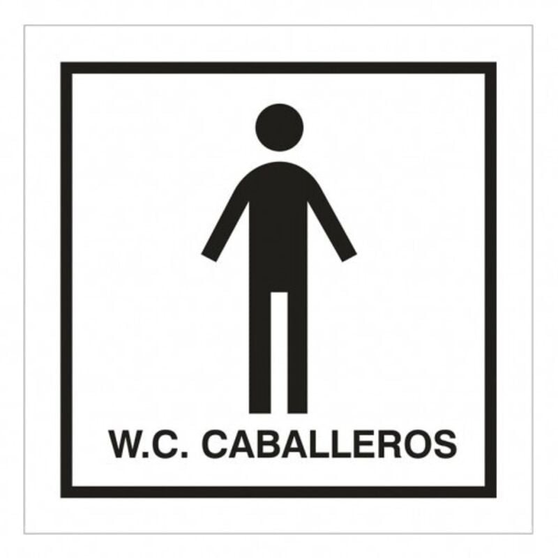 Señal 100X100 Adhesiva Aseos Sres
Señal 100X100 Adhesiva Aseos Sres