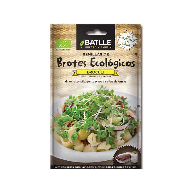 Plantawa Semillas de Brotes Ecológicos de Brócoli 6 gr para Siembra Anual Hierbas para Cultivar - Battle
Plantawa Semillas de Brotes Ecológicos de Brócoli 6 gr para Siembra Anual Hierbas para Cultivar - Battle