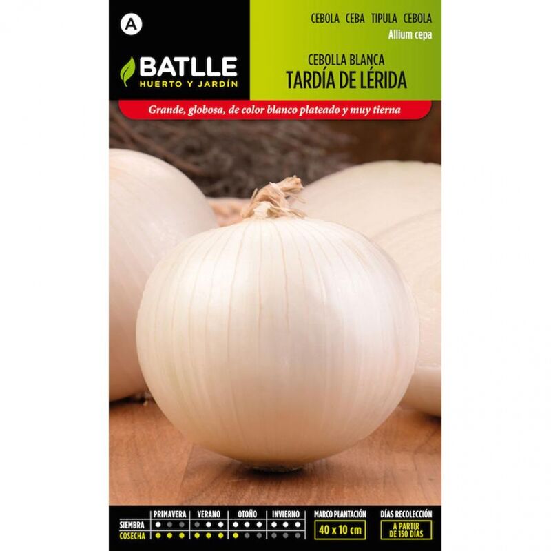 Plantawa Semillas de Cebolla Grande tardía de Lérida 4 gr para Siembra Otoño Invierno Hortaliza para Cultivar - Battle
Plantawa Semillas de Cebolla Grande tardía de Lérida 4 gr para Siembra Otoño Invierno Hortaliza para Cultivar - Battle