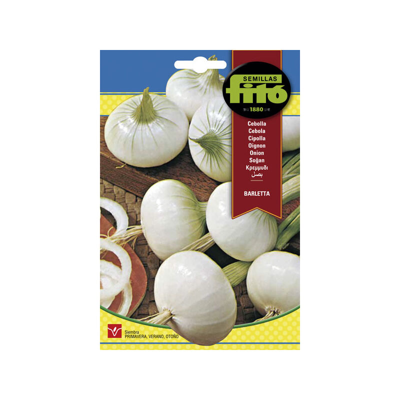 Plantawa Semillas de Cebolla Barletta 7 gr para Siembra Anual Hortaliza para Cultivar- Fitó
Plantawa Semillas de Cebolla Barletta 7 gr para Siembra Anual Hortaliza para Cultivar- Fitó