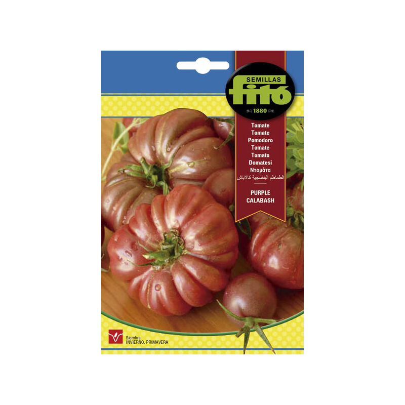 Plantawa Semillas de Tomate Purple Calabash 5 gr para Siembra en Primavera Hortaliza para Cultivar - Fitó
Plantawa Semillas de Tomate Purple Calabash 5 gr para Siembra en Primavera Hortaliza para Cultivar - Fitó