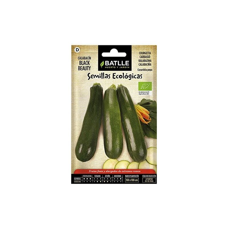 Plantawa Semillas Ecológicas Calabacín Black Beauty 4 gr para Siembra Primavera Hortaliza para Cultivar - Battle
Plantawa Semillas Ecológicas Calabacín Black Beauty 4 gr para Siembra Primavera Hortaliza para Cultivar - Battle