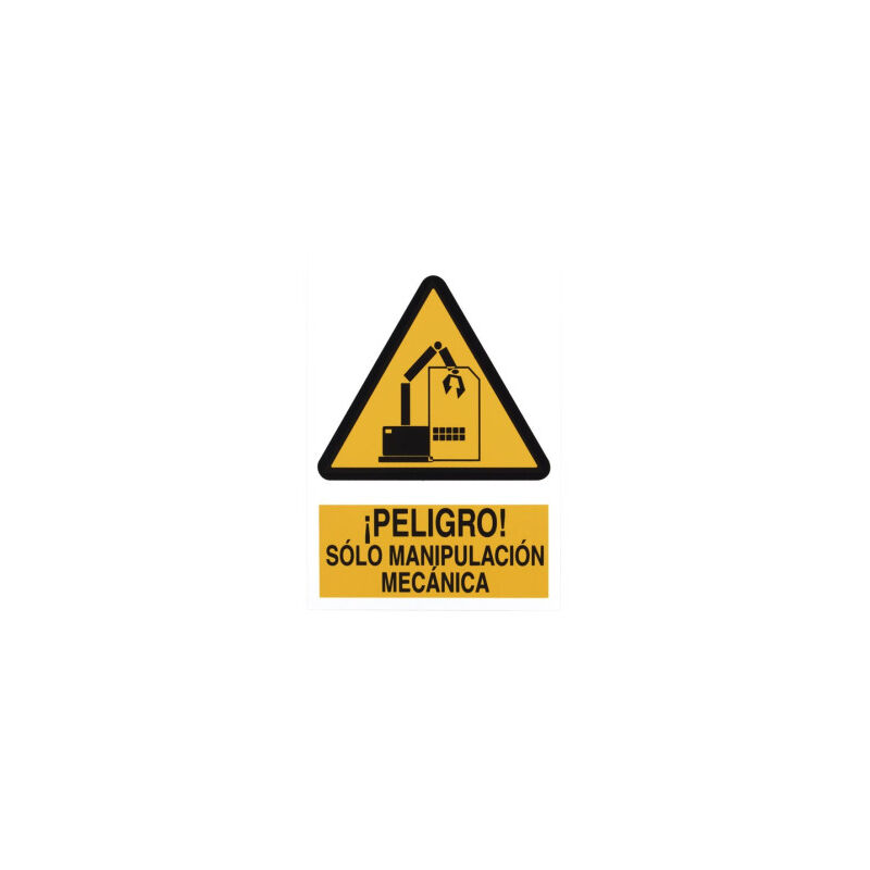 Señal advertencia pictorama y texto - Peligro Manipulación Mecánica | Adhesivo - 210x148 mm
Señal advertencia pictorama y texto - Peligro Manipulación Mecánica | Adhesivo - 210x148 mm
