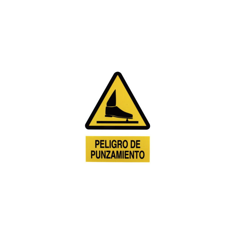 Señal advertencia pictorama y texto - Peligro de punzamiento | Adhesivo - 148x105 mm
Señal advertencia pictorama y texto - Peligro de punzamiento | Adhesivo - 148x105 mm