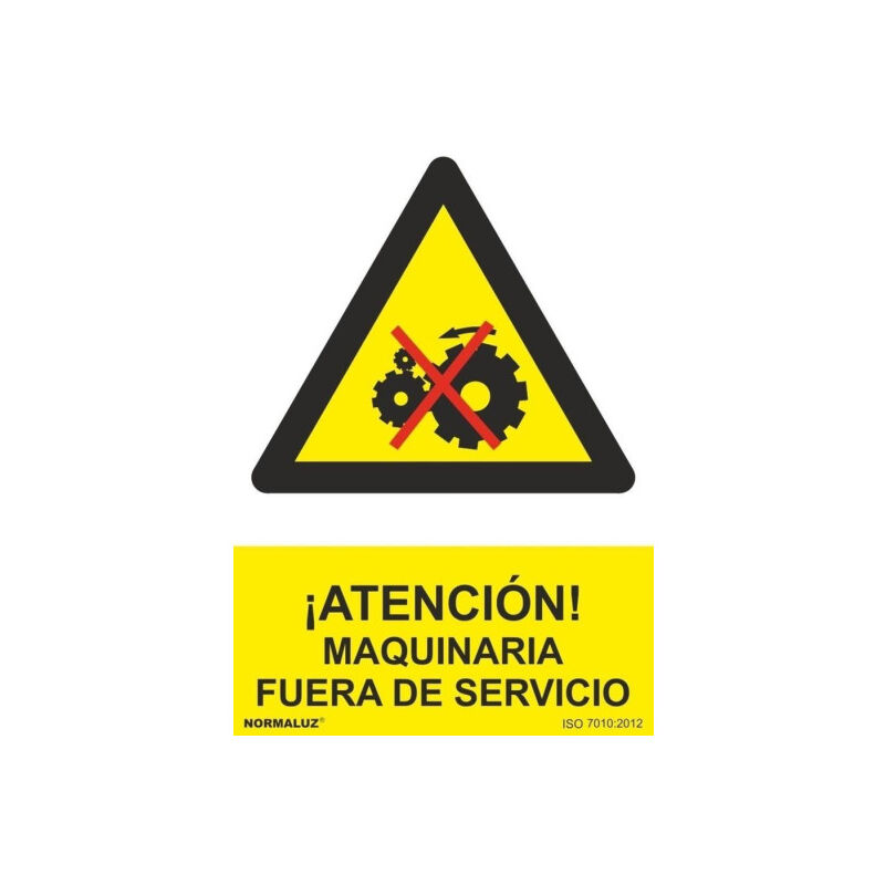 Señal ¡Atención! Maquinaria Fuera de Servicio Con Tintas UV | 200 x 300 mm - ADHESIVOS DE VINILO
Señal ¡Atención! Maquinaria Fuera de Servicio Con Tintas UV | 200 x 300 mm - ADHESIVOS DE VINILO