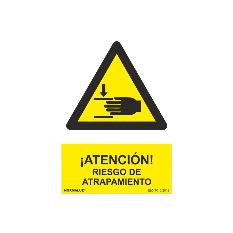 Señal ¡Atención! Riesgo de Atrapamiento Con Tintas UV | ALUMINIO 0'5 mm - 300 x 400 mm
Señal ¡Atención! Riesgo de Atrapamiento Con Tintas UV | ALUMINIO 0'5 mm - 300 x 400 mm
