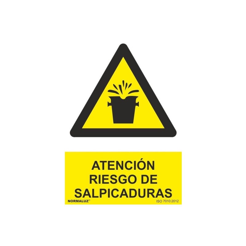 Señal Atención Riesgo de Salpicaduras Con Tintas UV | ALUMINIO 0'5 mm - 300 x 400 mm
Señal Atención Riesgo de Salpicaduras Con Tintas UV | ALUMINIO 0'5 mm - 300 x 400 mm